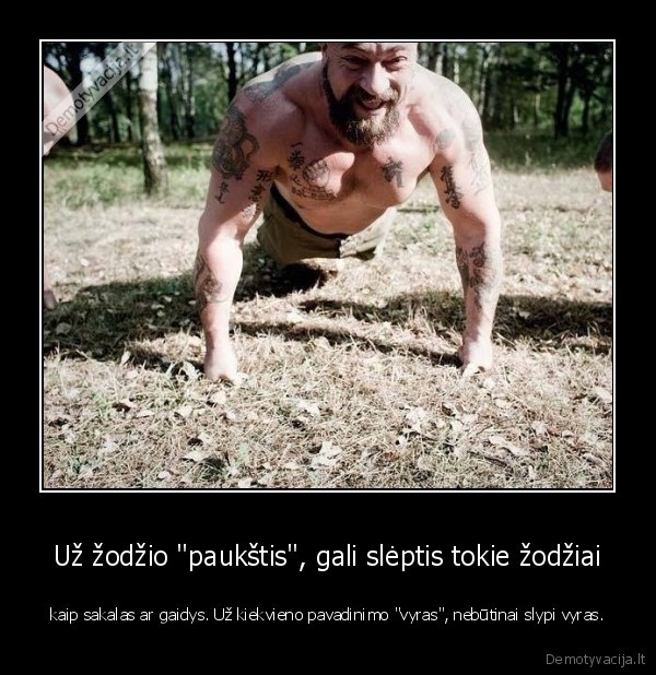 Už žodžio 