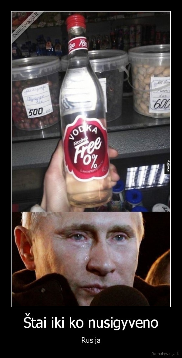 Štai iki ko nusigyveno - Rusija. 