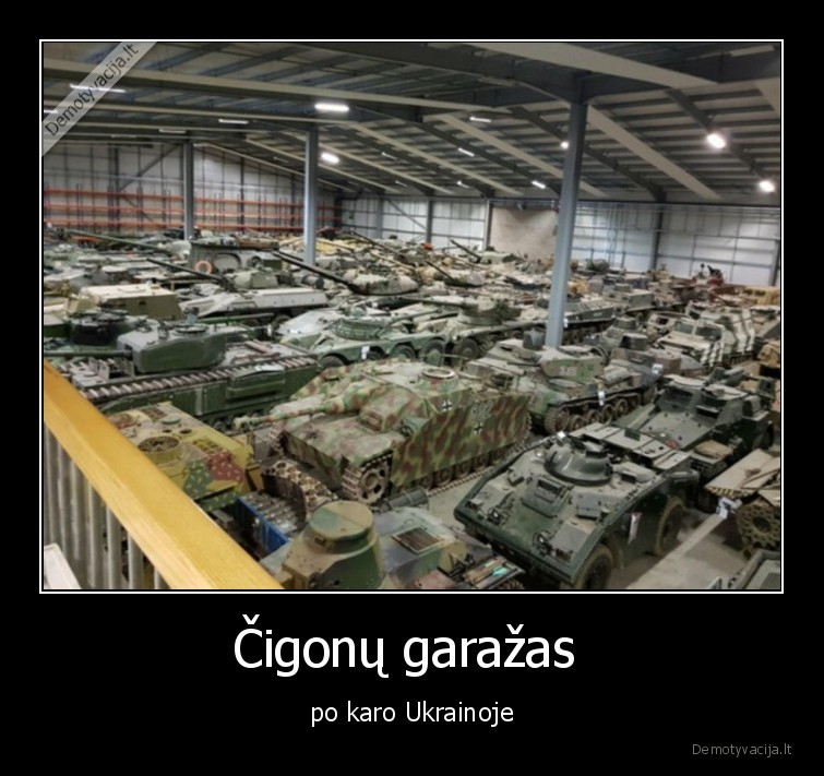 Čigonų garažas  - po karo Ukrainoje. 