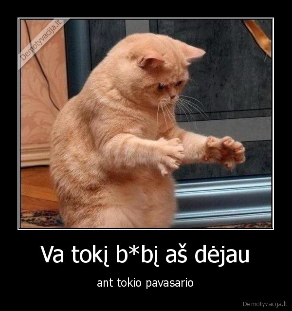 Va tokį b*bį aš dėjau - ant tokio pavasario. 