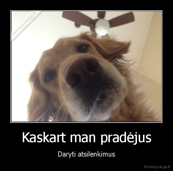 Kaskart man pradėjus - Daryti atsilenkimus. 