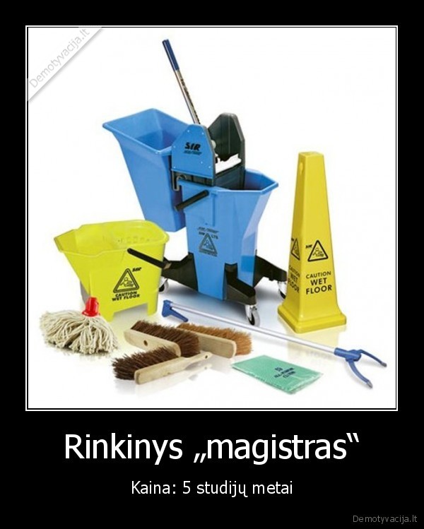 Rinkinys „magistras“ - Kaina: 5 studijų metai