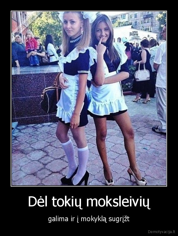 Dėl tokių moksleivių - galima ir į mokyklą sugrįžt. 