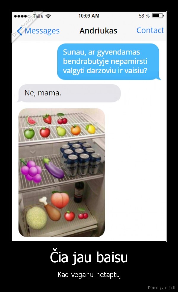 Čia jau baisu - Kad veganu netaptų. 