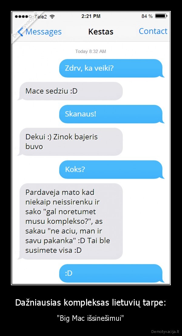 Dažniausias kompleksas lietuvių tarpe: - 