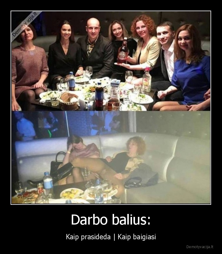 Darbo balius: - Kaip prasideda | Kaip baigiasi. 