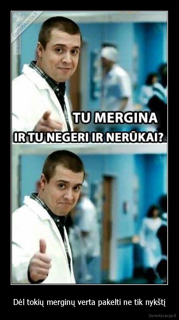 Dėl tokių merginų verta pakelti ne tik nykštį. 