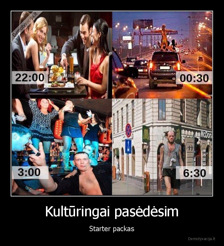 Kultūringai pasėdėsim - Starter packas. 