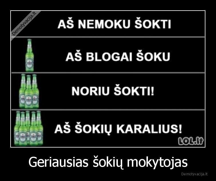 Geriausias šokių mokytojas. 